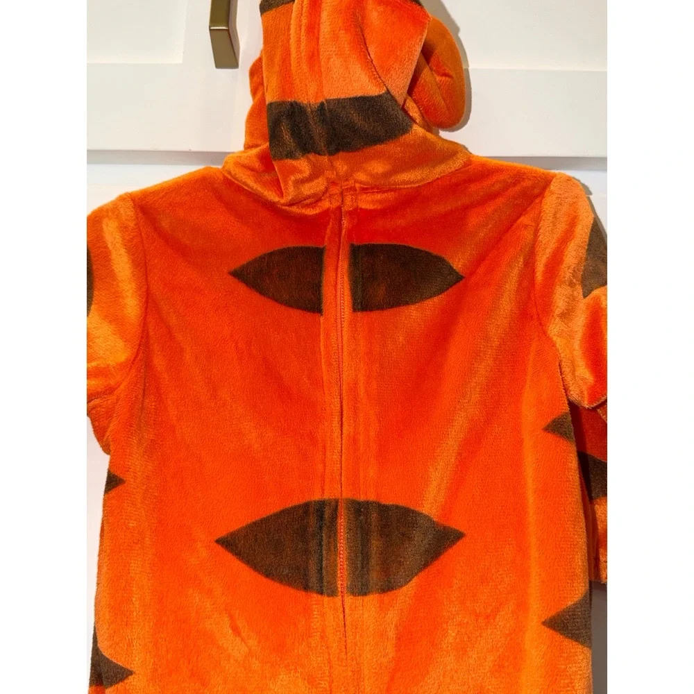 Disney Baby Tigger Winnie the Pooh Plush Hooded Costume Jumpsuit Orange 9-12M